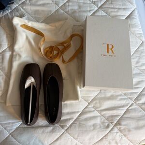 The Row Brown Eva Ballet Flat - NWT